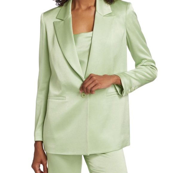 Alice and Olivia satin blazer - Picture 3 of 4